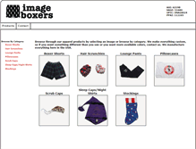 Tablet Screenshot of imageboxers.com
